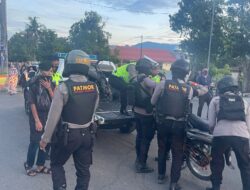 Gegara Balap Liar, Polres Polman Sita 8 Unit Sepeda Motor