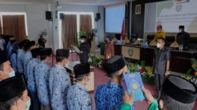 Lantik Kepala UPTD SMP dan SD, Askary Beri Selamat dan Titip Harapan