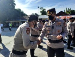 Kado Istimewa Hari Bhayangkara, 16 Anggota Polres Majene Naik Pangkat