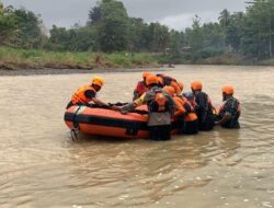 Warga Majene Hilang Terseret Arus Sungai Mosso, Pencarian Hari Pertama Masih Nihil