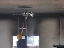Diduga Kosleting Listrik, Kantor Dinas PPPA Mamuju Terbakar