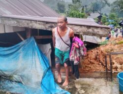 Rumah Milik Pendeta Rusak Tertimbun Longsor di Mamasa