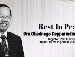Anggota DPRD Sulbar, Obednego Depparinding, Wafat di Makassar