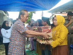 Baznas Mamuju Salurkan Bantuan ke Warga Terdampak Angin Puting Beliung di Desa Kalukku Barat