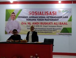 Andi Ruskati Ali Baal Ajak Warga Mamuju Jadi Peserta BPJS Ketenagakerjaan