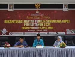 KPU Sulbar Tetapkan Daftar Pemilih Sementara 1.017.441 Jiwa