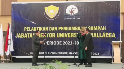 Prof Andi Wardihan Sinrang Dilantik sebagai Rektor Universitas Wallacea Mamuju