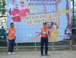 Pj Gubernur Zudan Arif Apresiasi Kejuaraan Voli Pantai Tingkat Pelajar se-Sulbar
