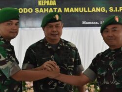 Sertijab Dandim 1428/Mamasa, Letkol Arh Dodo Sahata Manullang Gantikan Letkol Inf Stevi Palapa