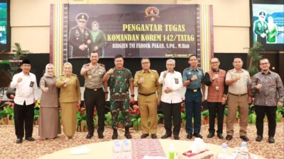 Brigjen TNI Farouk Pakar Pamitan, Lepas Tugas sebagai Danrem 142/Tatag