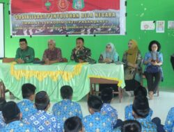 Rangkaian TMMD ke-118, Personel Kodim 1427/Pasangkayu Sosialisasi Bela Negara ke Pelajar