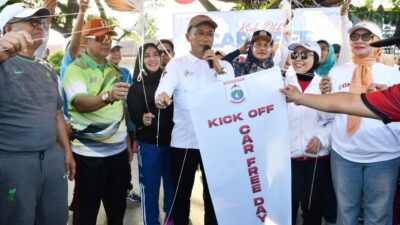 Jalan Arteri-Kawasan Pantai Mamuju Kini Bebas Kendaraan Bermotor Setiap Hari Minggu