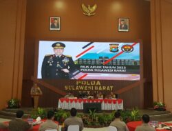 Rilis Akhir Tahun Polda Sulbar: Gangguan Kamtibmas Turun, Angka Lakalantas Naik Selama 2023