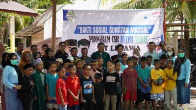 Gandeng Kades Lariang, PT Letawa Adakan Khitanan Massal