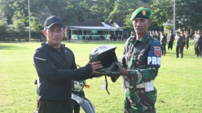 Kawal Logistik Pemilu, Korem 142/Tatag Kebagian 30 Motor Dinas dari Kementerian Pertahanan