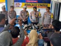 Satlantas Polres Polman Musnahkan 81 Knalpot Brong Hasil Tilang