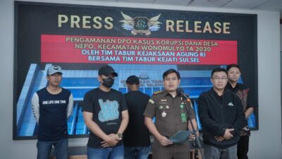 Jadi Buronan Kasus Korupsi, Mantan Kepala Desa Nepo, Polewali Mandar, Ditangkap di Maros