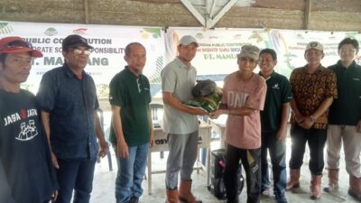 Bantu Masyarakat Kaili Tado, PT Mamuang Kembali Salurkan Paket Sembako