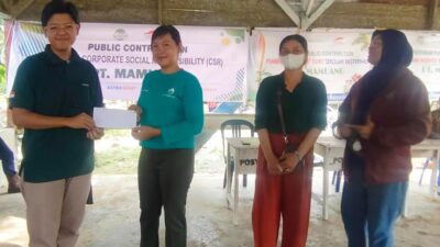 Lagi! PT Mamuang Berikan PMT dan Insentif Kader Posyandu di Martasari dan Pancamukti