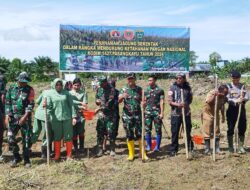 Kasad Jenderal TNI Maruli Simanjuntak dan Ketua Umum Persit Kartika Chandra Kirana Pimpin Penanaman Pohon Buah Serentak