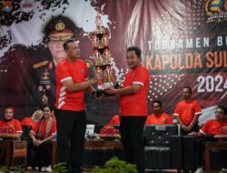Turnamen Bola Voli Kapolda Sulbar Cup 2024, Pj Gubernur Bahtiar Apresiasi Inisiatif Olahraga