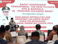 Deklarasi Netralitas ASN Sulbar, Langkah Penting Menuju Pilkada 2024