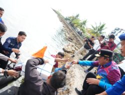 Kolaborasi Pemprov dan Polda Sulbar Sebarkan Rumpon di Teluk Mamuju
