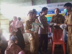 Pencanangan Pekan Imunisasi Nasional Kecamatan Sampaga Dimulai di Posyandu Mawar 2 Bunde