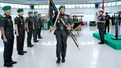 Komandan Korem 142/Tatag Berganti, Kolonel Inf Hartono Gantikan Brigjen TNI Deni Rejeki