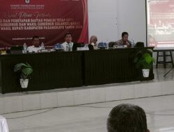 Gelar Rapat Pleno Terbuka Rekapitulasi dan Penetapan DPT, Ini Penjelasan Ketua KPU Pasangkayu