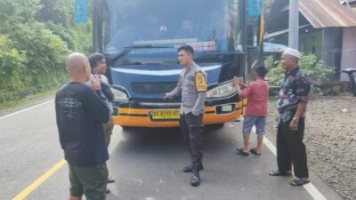 Oknum Kondektur Tikam Sopir Bus di Mamuju karena Lihat Mantan Istri Bersama Korban