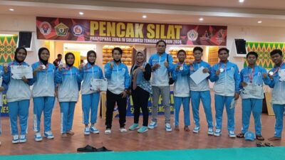 Tim Pencak Silat Sulbar Berhasil Sumbangkan 6 Medali di Pra Popnas Kendari