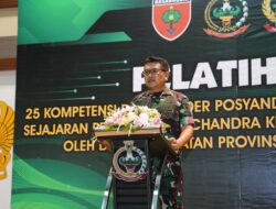 Bacakan Sambutan Pangdam, Kapoksahli Pangdam XIV/Hsn Ucapkan Terimakasih ke Dinkes Prov Sulsel, Ini Alasannya