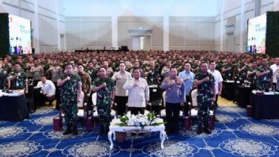 Ikuti Rapim TNI-Polri Tahun 2025, Pangdam XIV/Hsn Dengarkan Langsung Arahan Presiden RI