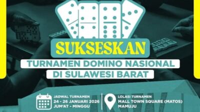 Bertajuk Visit to Sulbar 2025, Ribuan Peserta dari Berbagai Daerah Ikuti Turnamen Domino di Mamuju