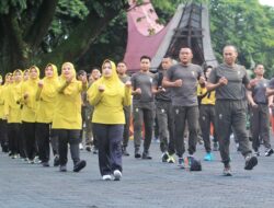 Pangdam XIV/Hsn Gelar Olahraga Bersama Personel Kodam XIV/Hsn, Ini Tujuannya