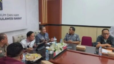 Rapat Bersama Sekretariat DPRD Sulbar Bersama Kemenkumham Sulbar, Bahas Ranperda Tentang Pengelolaan Sumber Daya Perikanan dan Kelautan