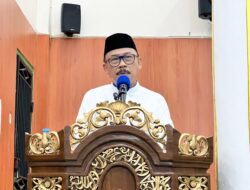 Tarawih di Masjid Nurul Anhar, SDK Menitip Harapan dan Do’a Kesehatan serta Keselamatan Kepada Masyarakat