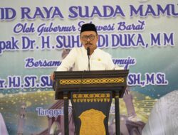 Hadiri Peresmian Pembangunan Masjid Raya Suhada Mamuju, Ini Penyampaian Gubernur SDK