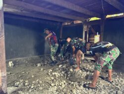 Alhamdulillah, Pembangunan RTLH Milik Yakobus Program TMMD Kodim 1427/Pasangkayu Mencapai 90%