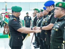 Pimpin Sertijab Lima Pejabat Kodam, Pangdam XIV/Hsn : Perhatikan Kesejahteraan dan Profesionalisme Prajurit