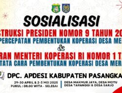 Genjot Pembentukan Kopdes Merah Putih, APDESI Pasangkayu Sosialisasi ke Desa-desa