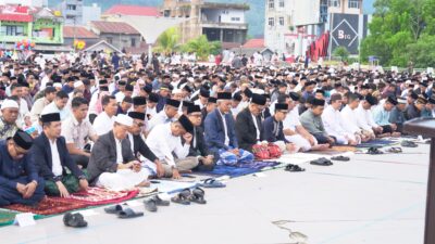 SDK-JSM Salat Idul Adha di Anjungan Pantai Manakarra Mamuju