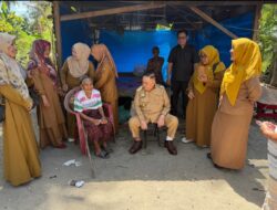 Wagub Sulbar Kunjungi Warga Kurang Mampu di Gubuk Tak Layak Huni