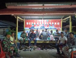 Danramil 1427-02/Bambalamotu Bersama Babinsa dan Pemdes Kasoloang Gelar Poskamling