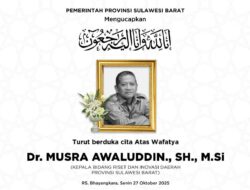 Pemprov Sulbar Berduka! Kabid Riset dan Inovasi Daerah Meninggal Usai Kecelakaan Tunggal di Jalan Arteri Mamuju
