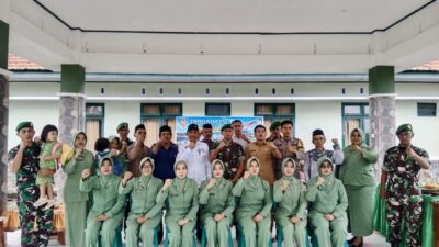 Wujud Sinergi dan Kebersamaan, Forkopimcam Bambalamotu Beri Kejutan Ulang Tahun ke-80 untuk TNI