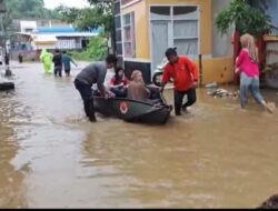 Hujan Deras, Sungai Kali Mamuju Kembali Meluap: Ratusan Rumah Terendam, Warga Dievakuasi