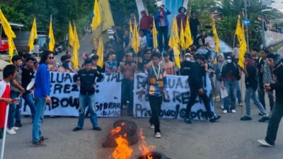 PMII Mamuju Gelar Aksi Refleksi Setahun Pemerintahan Prabowo–Gibran, Suarakan Kebijakan Berpihak Kepada Rakyat