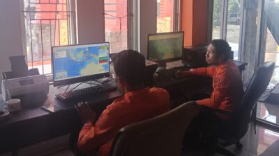 Angin Kencang “Datang Kasih Kabar”, Pusdalops Sulbar Siaga Pantau Perkembangan Cuaca Harian
